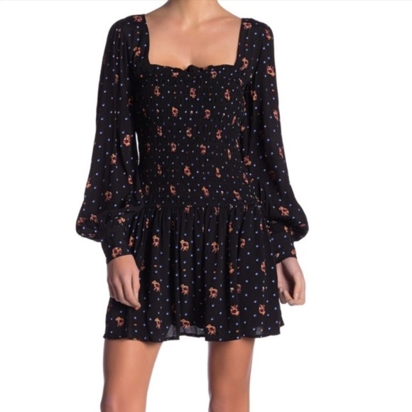 Free People Dresses & Skirts - Free People Two Faces Print Mini Dress Small NWT